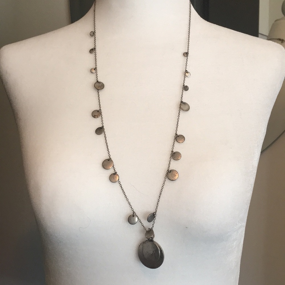 Silver J Crew Necklace